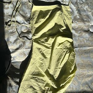Green Backless Minidress